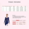 thumbnail image 6 of iiniim Girls Sparkly Figure Ice Skating Dress Mesh Long Sleeve Irregular Hem Ballet Lyrical Ballroom Dancewear Brown 12, 6 of 6