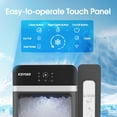 thumbnail image 4 of Nugget Ice Maker Countertop with Water Tank, Ready in 10 Mins, 33lbs Per Day, Auto-Cleaning, Chewable Ice Maker with Basket and Scoop, for Home/Party/RV/Camping (Black), 4 of 7