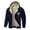 Blue, variant on Men Jesus Hoodie Zip Up Sherpa Lined Plus Size Graphic Christian Faith Hooded Sweatshirts Heavyweight Windproof Outdoor Athletic Thermal Jacket with Pockets Multiple Colours