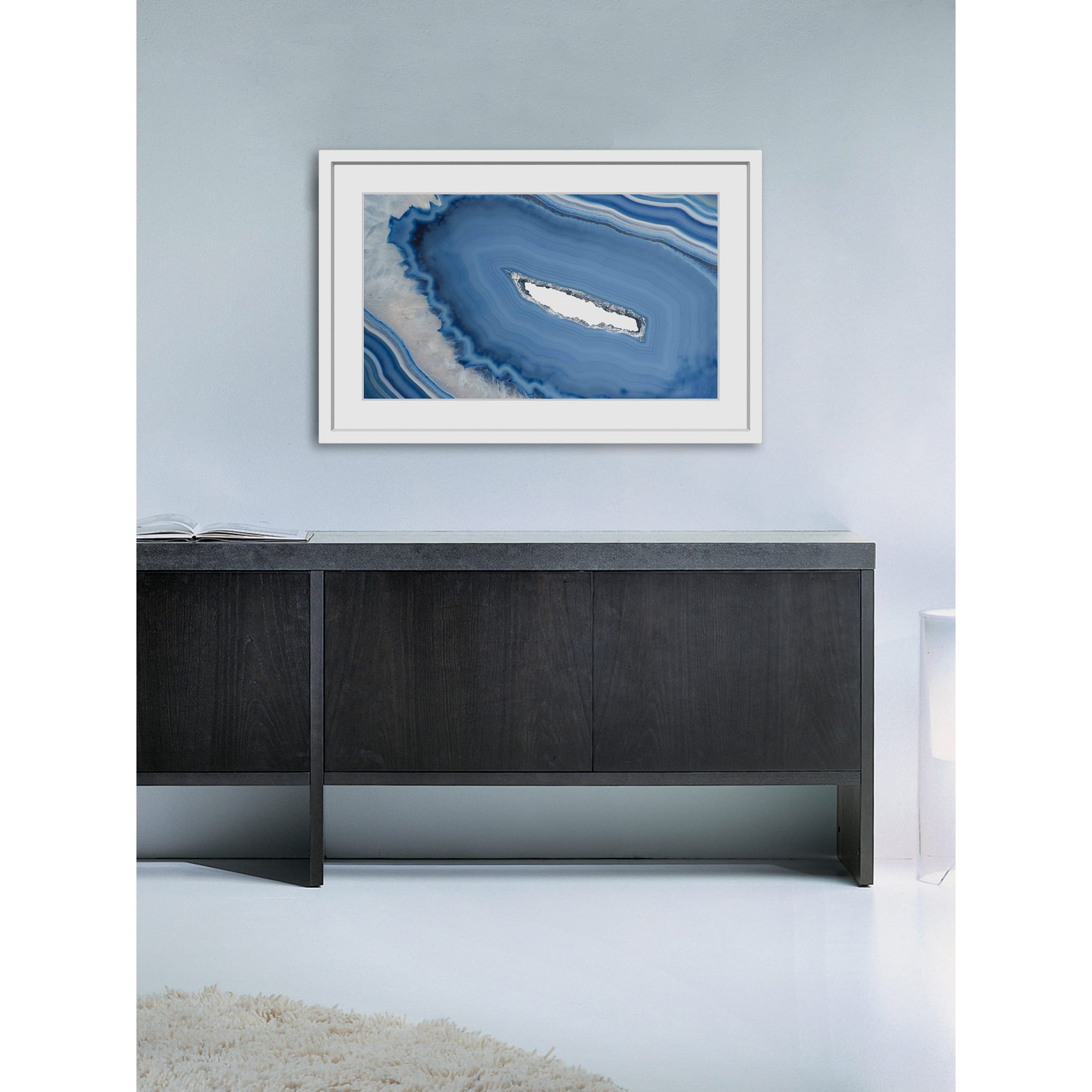 "Abyss Island" Framed Painting Art Print, 24" x 1.5"