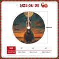thumbnail image 2 of Sikiie Sunset Prairie Meditating Horse Nativity Christmas Tree Skirt, Jesus Christian Winter Holiday Tree Mat Decoration(30-48IN)48", 2 of 6
