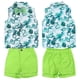 thumbnail image 5 of Ropa para Niños Pequeños Trajes Hawaianos Conjunto de Pantalones Cortos con Pajarita sin Mangas de Verano Conjunto de Ropa para Niños con Estampado Floral ANGGREK  Otros, 5 of 8