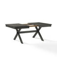 thumbnail image 6 of Crosley Furniture Hayden Wood 3 Piece Butterfly Leaf Trestle Dining Set in Slate, 6 of 10