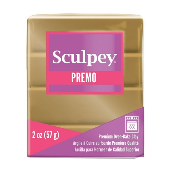 Premo! Sculpey Modeling Clay, 2 oz., Antique Gold