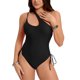 thumbnail image 1 of Trajes de baño de una pieza para mujer, traje de baño de color liso con tirantes ajustables, conjunto de bikini de moda, traje de baño para mujer, trajes de baño para mujer, moda de playa para mujer, 1 of 5