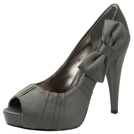 

Paris Hilton Footwear - Regal - Grey Satin - 6.5