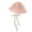 Pink, variant on Tigivemen Lace Straw Sun Hat for Baby Girl Summer Bucket Hat Outdoor Beach Sunhats Adjustable Wide Brim Cap Khaki Size 1-3 Years