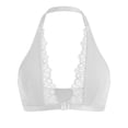 thumbnail image 4 of Tube Tops Lace Bralette with Front Closure Wireless Backless Knit Comfort for Everyday Casual Wear, 4 of 7