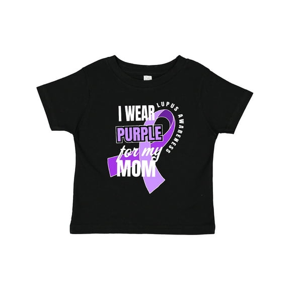 Inktastic I Wear Purple For My Mom Lupus Awareness Boys or Girls Toddler T-Shirt