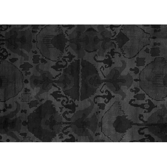 Ahgly Company Machine Washable Indoor Rectangle Persian Gray Bohemian Area Rugs, 2' x 3'