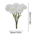 thumbnail image 3 of Ramo de seda con claveles artificiales para bodas y decoración del hogar, flores artificiales para ramos de novia, centros de mesa, fiestas y decoraciones exteriores, 3 of 6