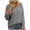Black, variant on Black_Friday Clearance Sweaters Under 5 Adults Fayshow0 Fashionable Women'S Striped Printed Round Neck Long Sleeved Pullover Sweater