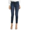 Sofia skinny studded mid rise stretch ankle jean women's (dark denim wash)