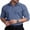 Blue, variant on Mens Button Up Shirts Long Sleeve Dressy Formal Business Shirt Wrinkle-Free Normal Spread Collar Relaxed Fit Business Casual Dress Shirts