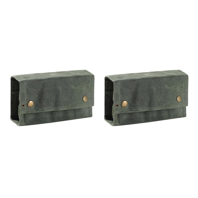 Soidarity Bolsa de almacenamiento plegable para botellas de especias, para colgar en la cocina, tarro de cristal de azúcar, portátil, para ejercito verde 2piezas