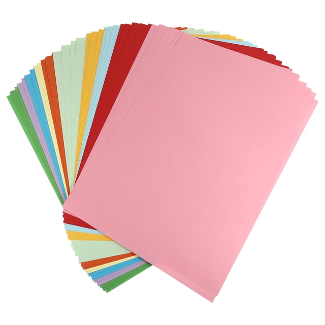 100PCS Colored Copy Paper DIY Hand Craft Paper Handmade Paper Folding for Kids Size A3 (Mixed 10 Color)