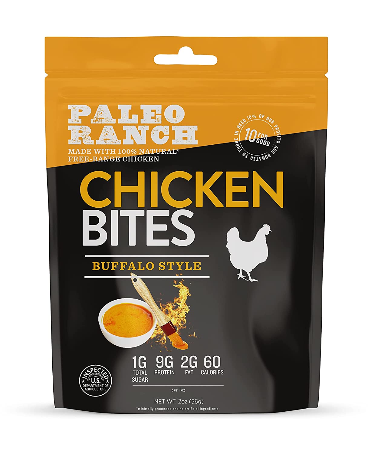 PALEO RANCH, Buffalo Style Chicken Bite, 100 Natural, FreeRange