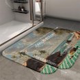 thumbnail image 2 of 1pc Beach Picnic Absorbent Non-Slip Bathroom Thickened Flannel Rug Decor,Soft,Quick Drying,Suitable For Indoor/outdoor Use,Bathrooms,Bedrooms,Kitchens,Terrace,Laundry Rooms,16"x24", 2 of 9