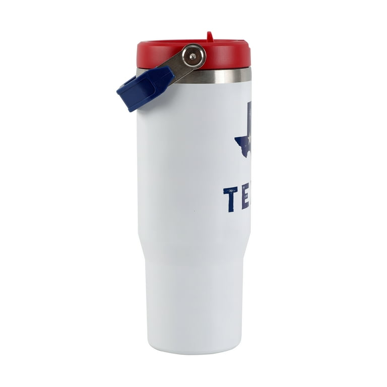 COOK WITH COLOR 30oz Texas Longhorn Stainless Steel Tumbler