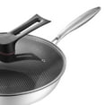 thumbnail image 3 of Wok en Acier Inoxydable, Wok en Acier Inoxydable, Wok en Acier Inoxydable, Wok en Acier Inoxydable Méticuleusement Conçu, 3 of 3