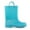Blue, variant on BOCCA Kids Silver Glitter Waterproof Rain Boot For Girls Size 12