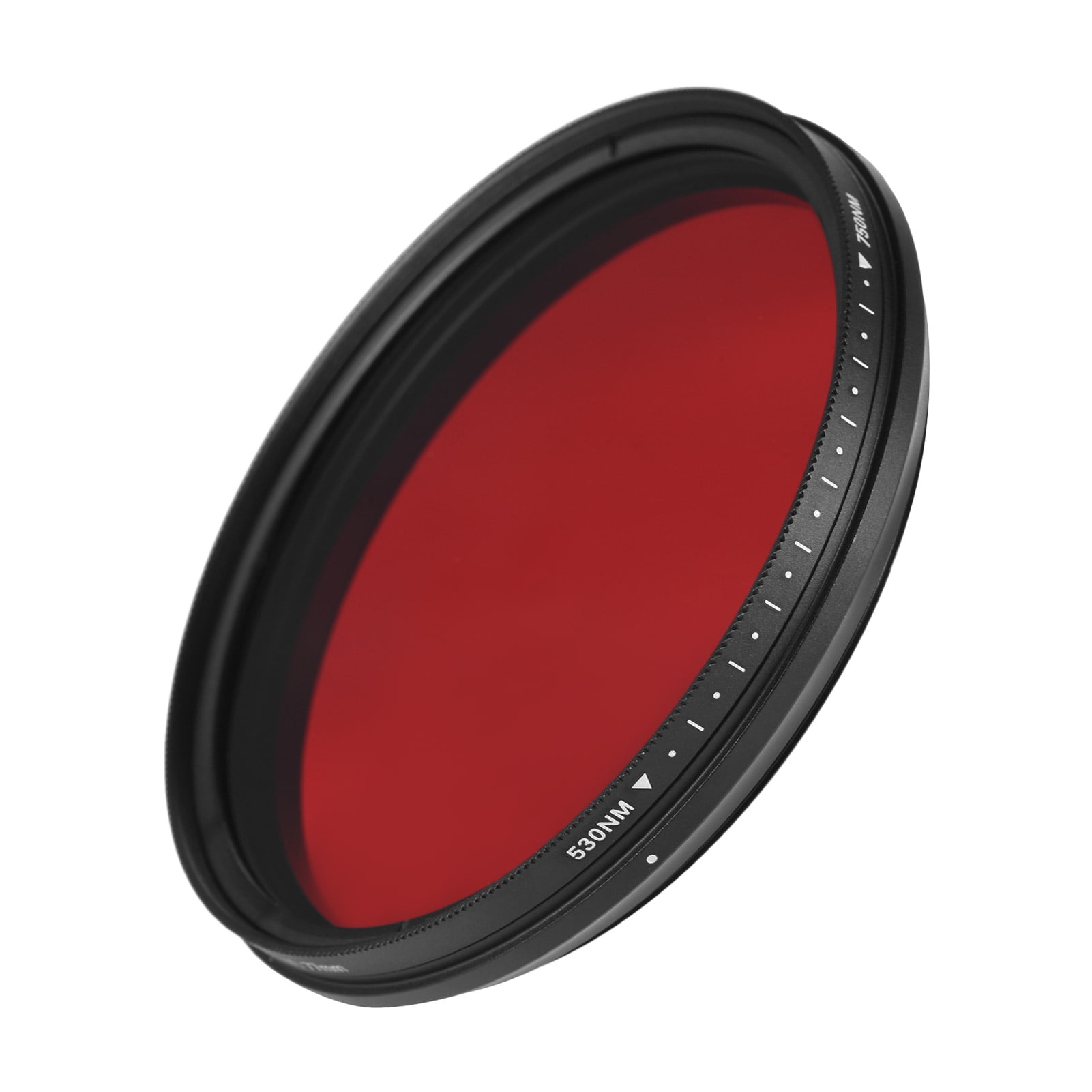 77mm Adjustable Infrared Filter IR Pass X-Ray Lens Filter Variable from 530nm to 750nm Compatible with Canon Nikon Sony DSLR Camera Baugger 77Mm Ir Filter