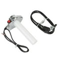 thumbnail image 3 of JISADER Motorcycle Twist Throttle Grip with Cable, Twist Throttle Handle Grip Spare Part, Motorbike Accessories Silver, 3 of 9