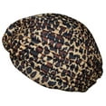 thumbnail image 1 of Animal Prints Women's Stretchy Turbans Head Chemo Hijab Pleated Hats - Leopard Prints  --  FREE  USA  Shipping--(TurAP), 1 of 1