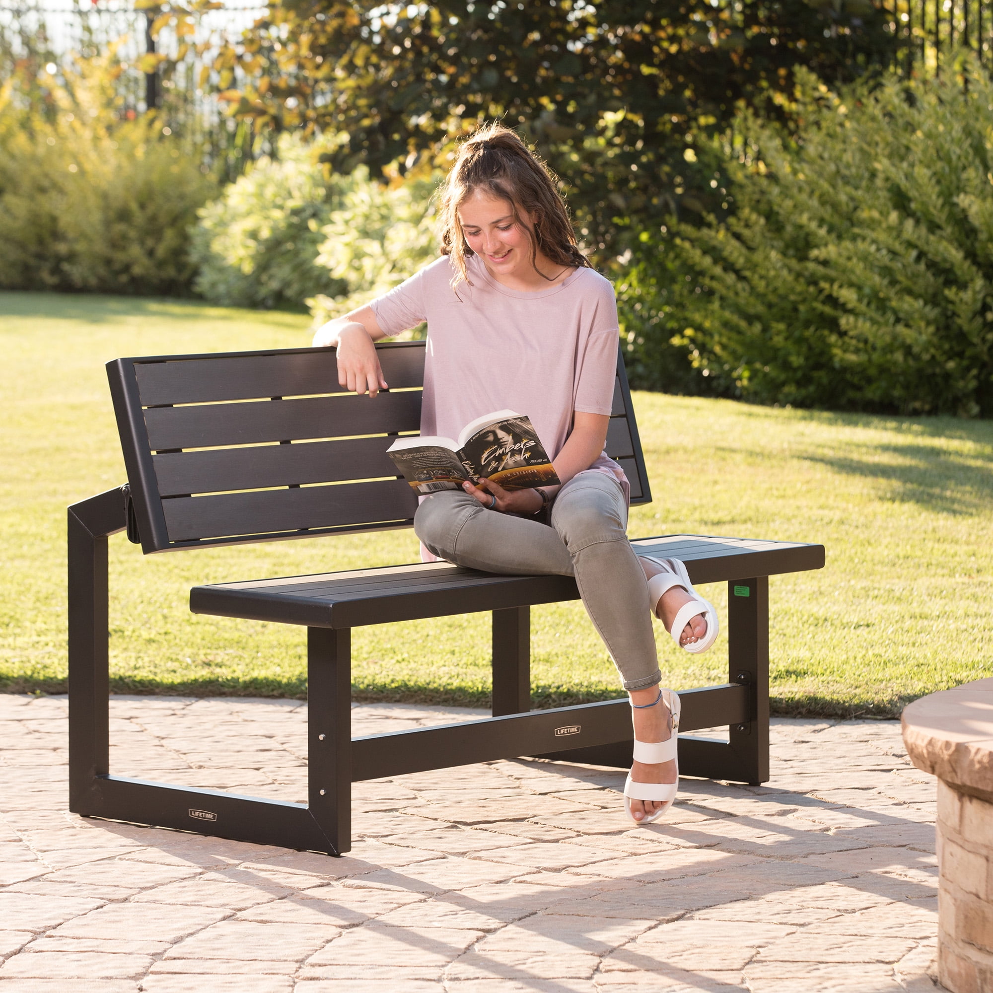 Lifetime garden bench hotsell