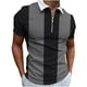 thumbnail image 1 of Camisetas con Cuello en V Hombres de Moda Impresa de Manga Corta, Camiseta Casual con Cuello en V para la Primavera Y el Uso Diario, 1 of 3