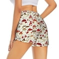 thumbnail image 3 of Fotbe Cartoon Mushrooms Womens High Waist Running Shorts Athletic Workout Quick Dry Shorts for Women with Pockets Gym Yoga Summer Shorts-Large, 3 of 9