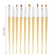 thumbnail image 2 of 10pcs / set Nail Art Brush Kit Nail Art Tips UV Gel Nail Builder Brush Painting Drawing Pen Brush CACAGOO Cepillos del arte del clavo, 2 of 7
