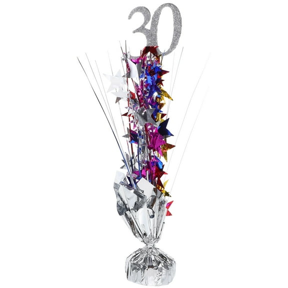 Raindrops Birthday Party Table Centerpiece Birthday Party Layout Prop Eye-catching Glitter Number Sign for 30th Birthday