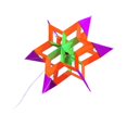 thumbnail image 5 of lacooooppia 3D Lotus Flower Kite Colorful Kite with Flying Line Beautiful Lotus Kite Three Dimensional Kite for Other Outdoor Places Boys, 5 of 8
