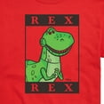 thumbnail image 3 of Toy Story 4 - Type Block Rex - Men's Short Sleeve Graphic T-Shirt, 3 of 5
