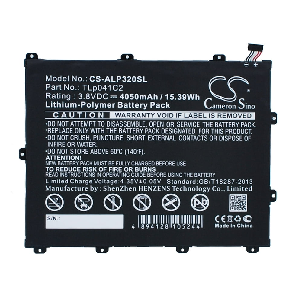 Replacement Battery For Alcatel 3.8v 4050mAh / 15.39Wh Tablet Battery