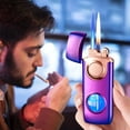 thumbnail image 4 of Fankiway Lighters for Candle, Flame Lighter Windproof Flame Adjustable Rechargeable Portable Lighter with Visible Window for Camping Cooking, 4 of 4