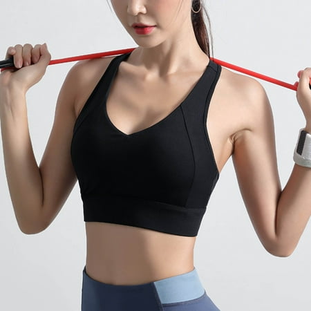 

Booker Shockproof Gathering Sports Bra Women s Yoga Suit Adjustable Breasted Fitness Bra Vest Bra