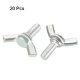 thumbnail image 2 of M5x12mm Wing Butterfly Screw Bolt 0.8mm Pitch Zinc Plated Fasteners 20pcs, 2 of 4