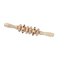 thumbnail image 4 of Wooden Massage Roller Wood Manual Massage Tool for Thigh Abdomen Back 6 Wheels, 4 of 10