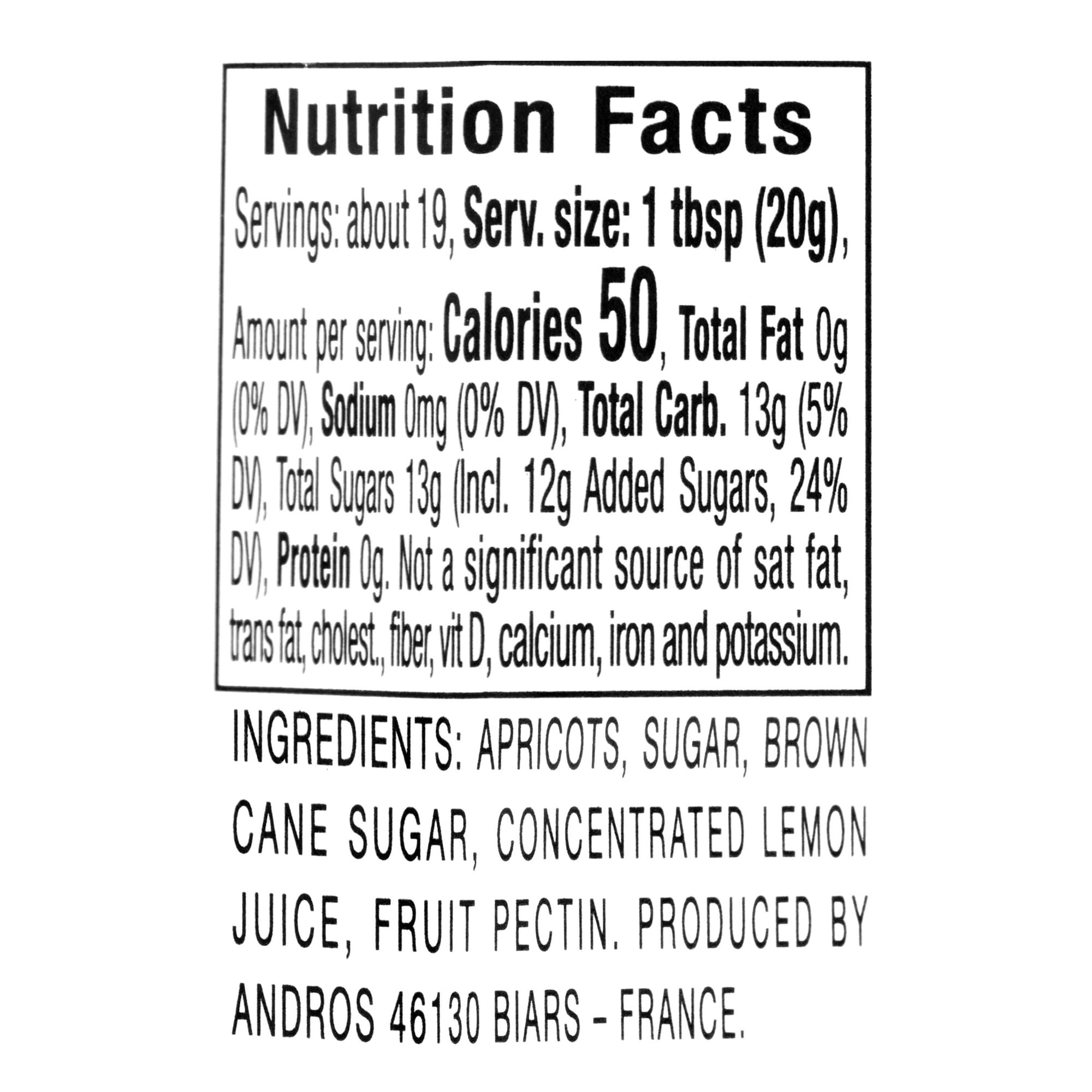 Bonne Maman Apricot Preserves 13 oz. Pack of 2