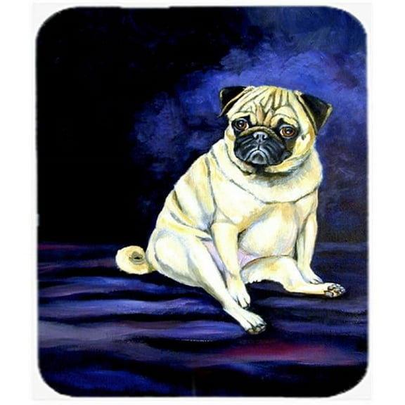 9.5 x 8 in. Pug Penny For Your Thoughts Mouse Pad, Hot Pad or Trivet