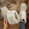 thumbnail image 4 of Women's Snow Boots - Fluffy Faux Fur Lined Short Casual Design with Platform Sole for Comfort, 4 of 10