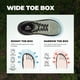 thumbnail image 2 of Zapatillas para correr de hombre NORTIV 8 con puntera ancha, talle 8.5, 2 of 8