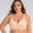 Beige, variant on Jelly Bras For Women Lace Bralette Womens Wireless Unpadded Mesh Strappy Everyday Loun Sleep Bra Pink 36C-46F