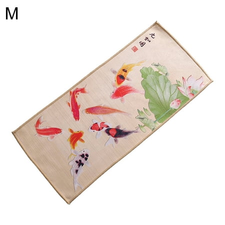 

Baiwo Tea Towel Chinese Painting Traditional Style Coral Fleece Rivers Mountains Thick Table Mat Professional Rag for Tea Houses
