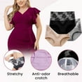 thumbnail image 3 of High Waist Leak Proof Incontinence Panties, Plus Size Leak Proof Underwear for Women Tummy Control Briefs, 3 of 7
