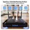 thumbnail image 4 of YPOO Folding Exercise Treadmill for Home Use, Walking Pad with Incline, 8 mph Running, Auto Fold, Compact, 300 lb Capacity for Small Spaces, 4 of 10