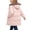 Pink, variant on Kukoosong Girls Long Hooded Puffer Coat, Sherpa Hood Full‑Zip Quilted Mid‑Length Padded Jacket with Pockets, Fall Winter Windproof Warm Outerwear for School Outdoor Snow and Daily Wear