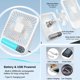 thumbnail image 5 of Desktop Small Fan With Digital Display Quiet Foldable Portable Handheld For Office Use, 5 of 7